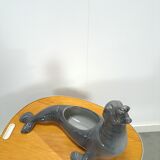 Porcelain vintage flowerpot seal