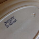 Oval dish U&Cie Sarreguemines model "currants"