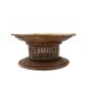 Centre de table, coupe en osier, Italie 1960