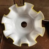 Vintage opaline pendant lampshade