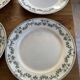 Set 6 flat plates badonviller model champagne
