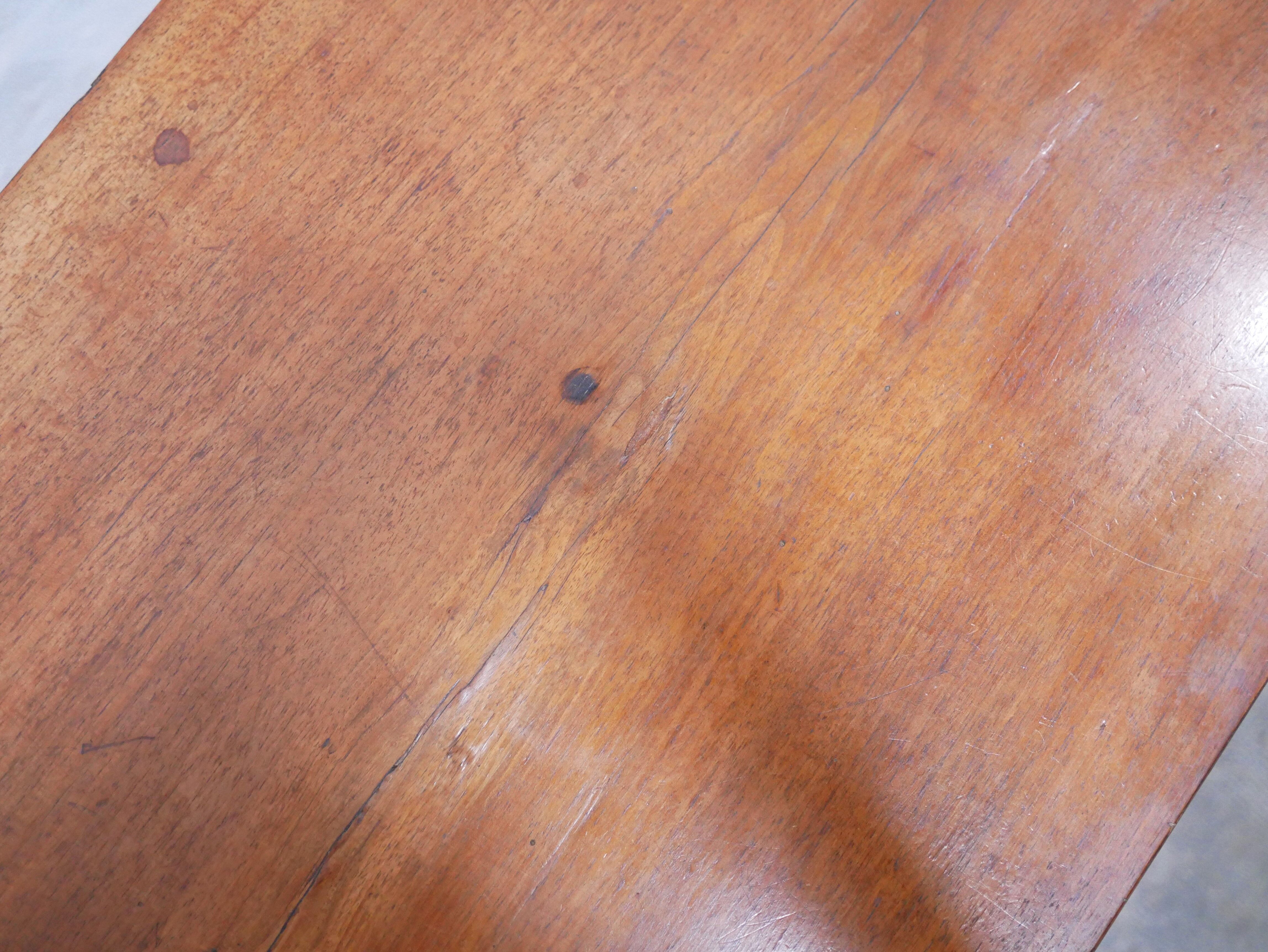 Vintage wooden desk side table