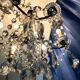 Crystal chandelier diamond cut 9 fires 1880