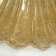 Set of three Large Italian Murano Glass Ceiling Lamps by Murano Due. Italy