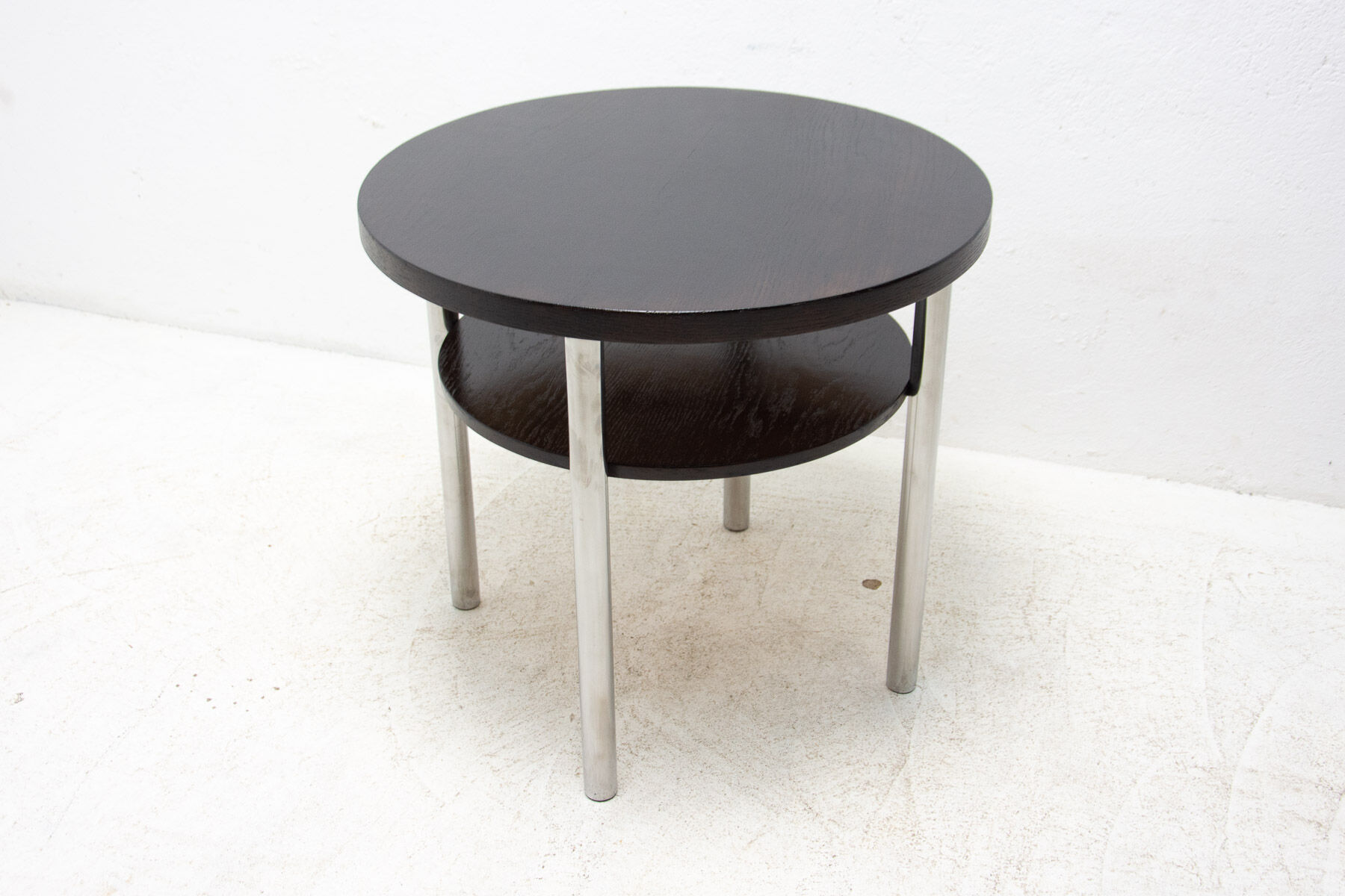 Bauhaus Chromed Coffee Table by Robert Slezak, 1930s