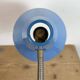 Blue Industrial German Workshop Table Lamp from Reif Dresden, 1960s