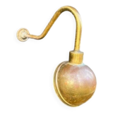 2 industrial brass wall lights - Denmark 70s-80s