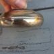 brass and copper navy ink ashtray