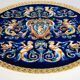 Gien earthen earthenware dish renaissance model