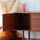Petite enfilade scandinave sapelli – Design anglais années 60