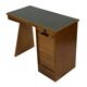 Art Deco desk, minimalist design in oak, unique 40s design, Netherlands.