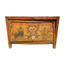 Mongolian wooden chest at the end of the 19th century