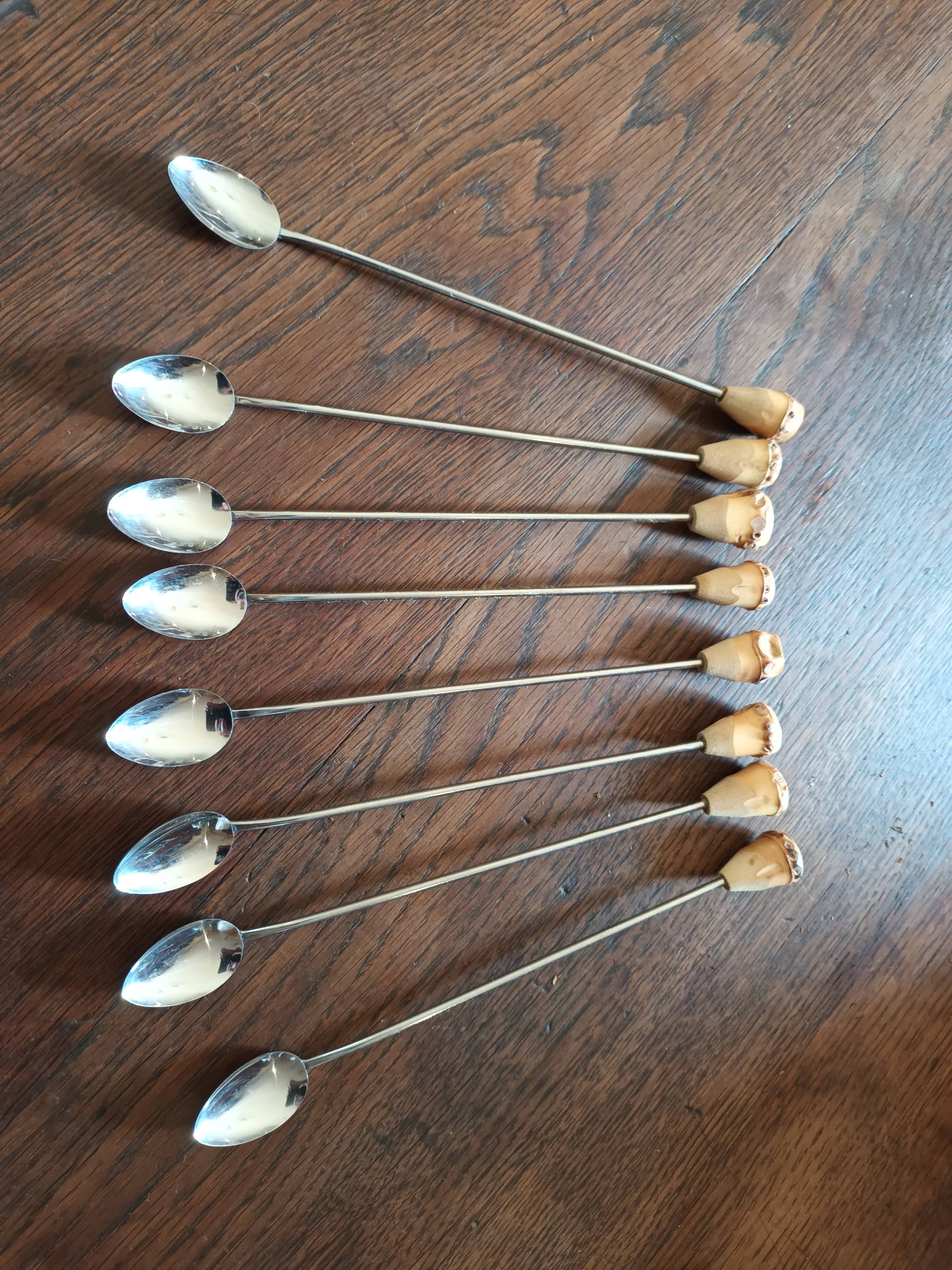 Cocktail or ice cream spoons