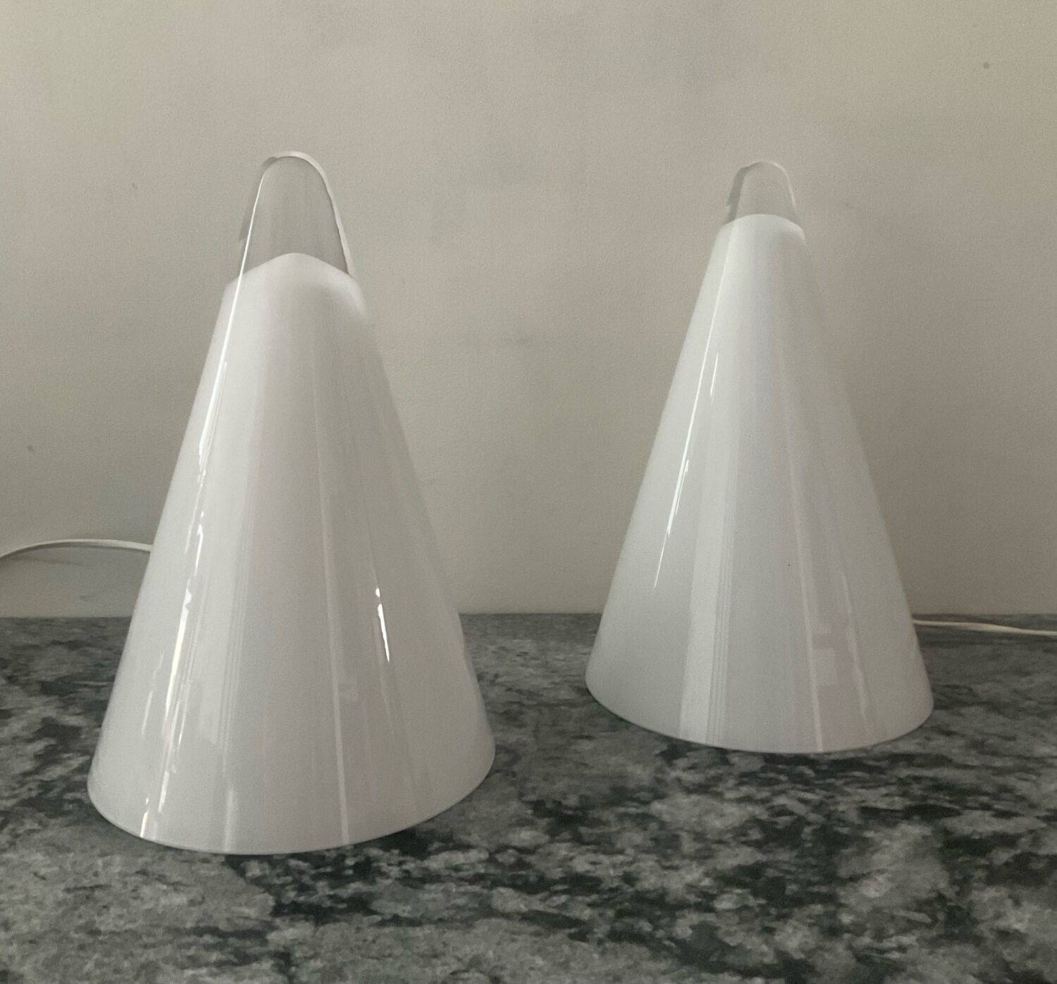 Pair of Teepee lamps, Ilu edition from the 80s-90s.