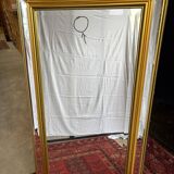Large gilt mirror with beveled glass - Louis Philippe style