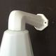 Ancient porcelain swan collar wall, old opaline glass tulip, vintage