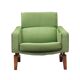 Green armchair, Danish design, 1970s, production: Denmark