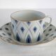 Tasse à thé avec soucoupe en porcelaine de Limoges années 30