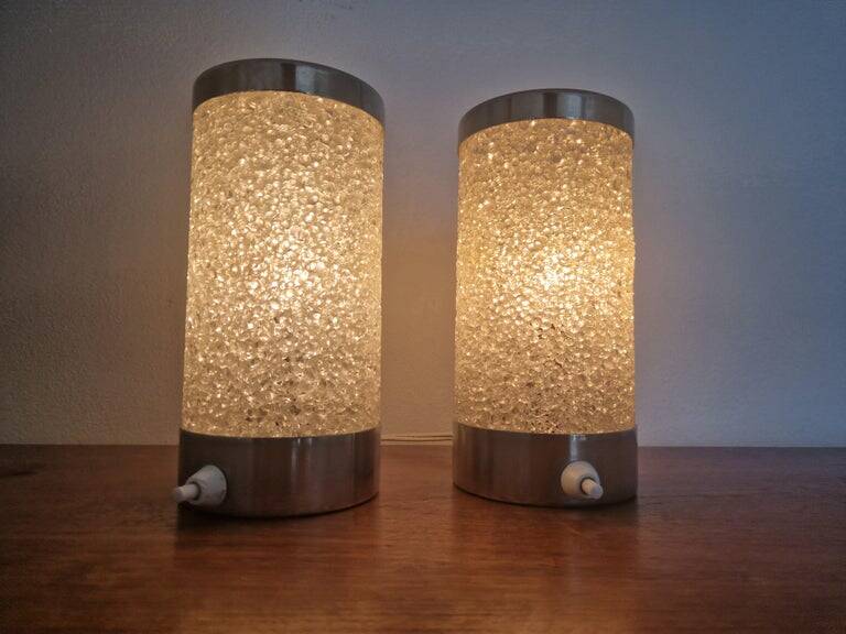 Pair of Midcentury Table Lamps Rockets AKA, Germany, 1970s