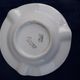 Limoges porcelain ashtray pattern orange flower diam 10.5 cm