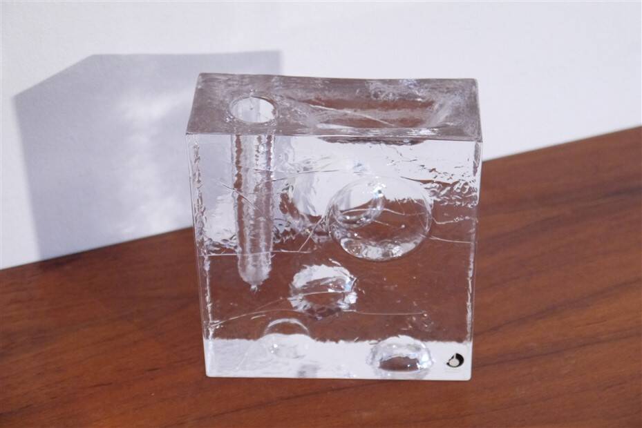 Glass soliflore by Uno Westerberg 1970