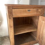 Rustic buffet, jam jar