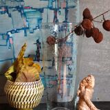 Vintage blown glass glass vase