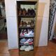 Antique oak curtain cabinet