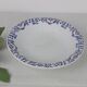 Plat piédouche, faïencerie Onnaing, vintage