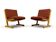 Chauffeuses Scandinave 1960 par Ditte & Adrian Heath Modèle 242 s