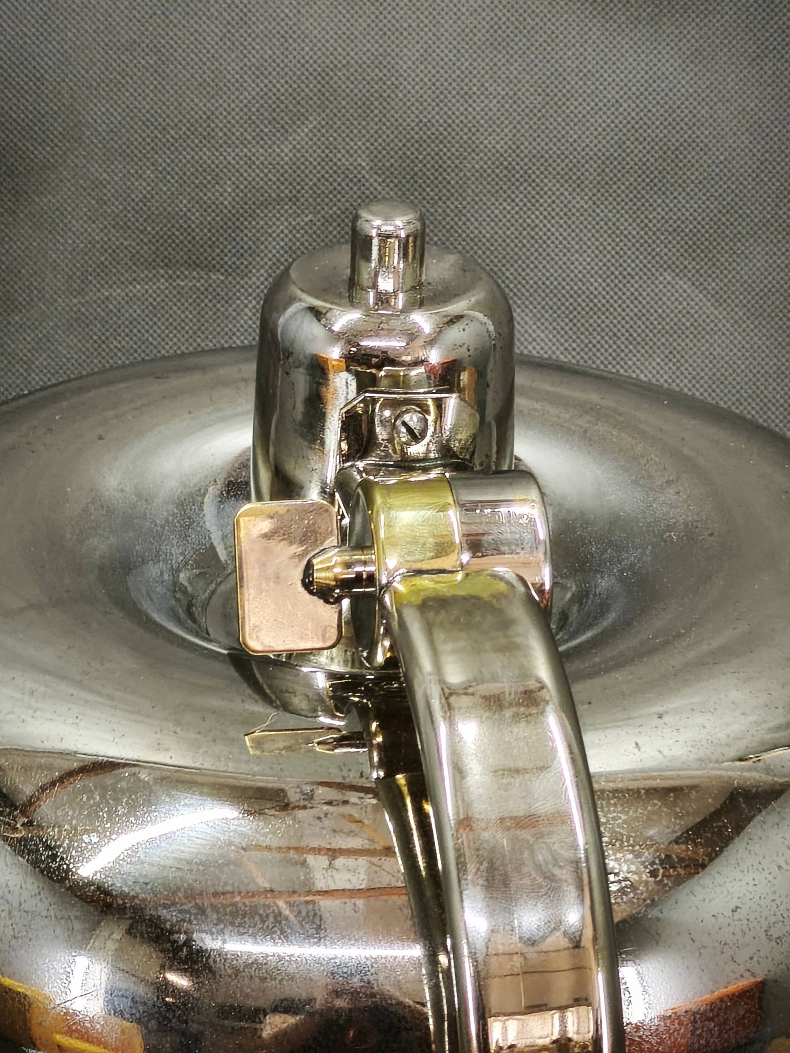Rare lampe de bureau réglable en chrome Bauhaus des années 1930, Tchécoslovaquie