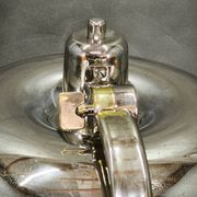 Rare lampe de bureau réglable en chrome Bauhaus des années 1930, Tchécoslovaquie