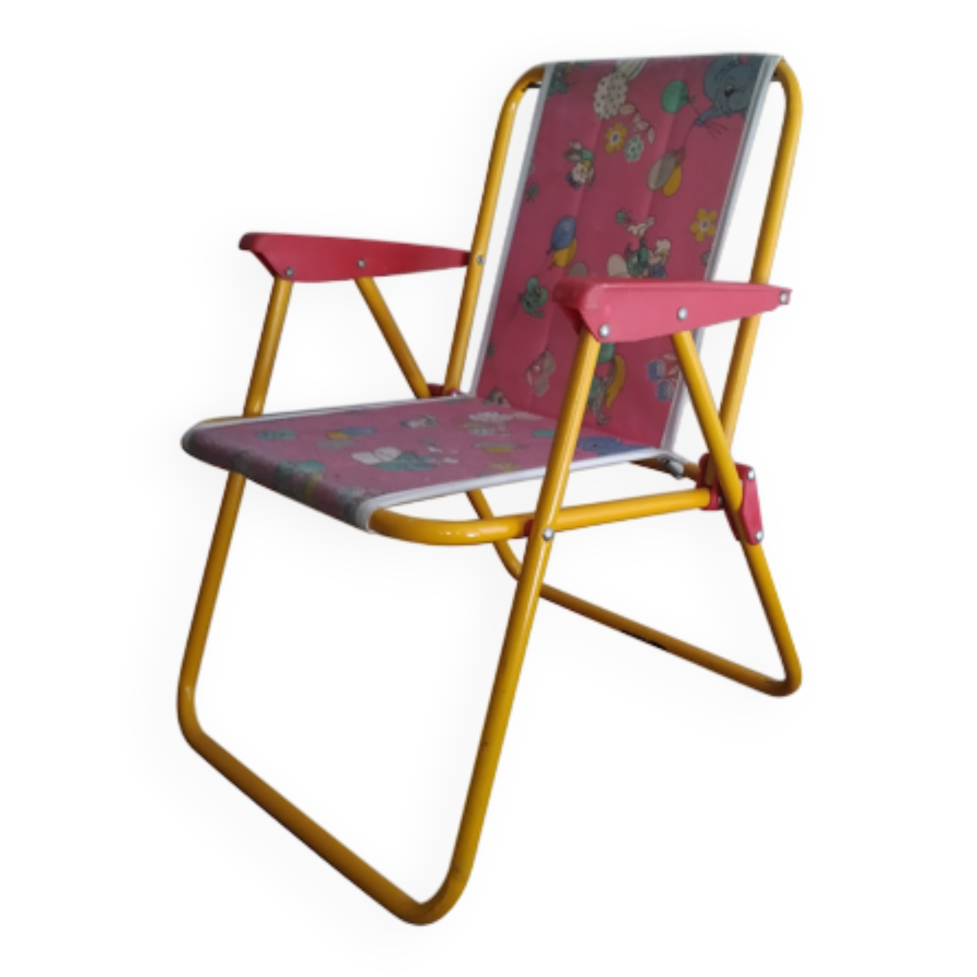 Foldable camping chair for vintage children