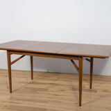 Mid-century extendable teak dining table from everest, 1960s