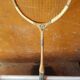 Pair old badminton racket Lily wood