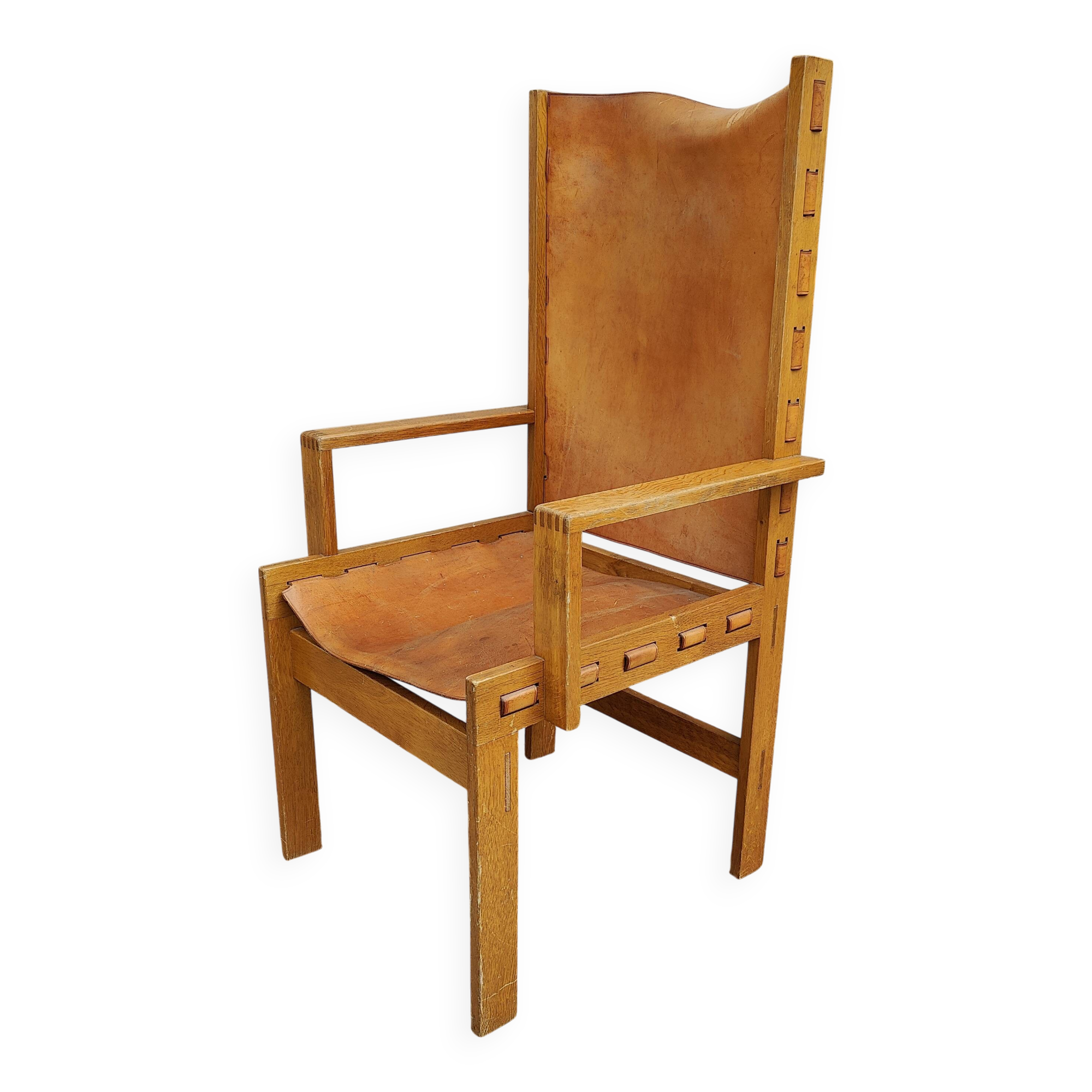 Rare armchair by Svend Frandsen  for Hugo Frandsen (attr.)