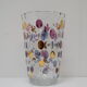 Vintage glass vase by Glasswork Novy Bor 1950's