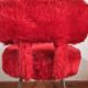 Cocktail chair, vintage moumoute