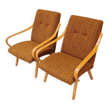 Pair of armchairs 6953 by Jaroslav Smidek for TON (Thonet)