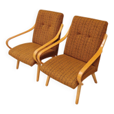 Paire de fauteuils 6953 par Jaroslav Smidek pour TON (Thonet)
