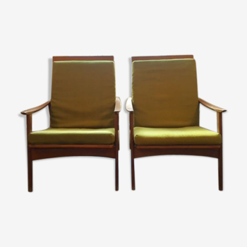 Pair of Scandinavian armchairs