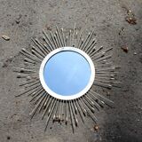 Gold metal sun mirror