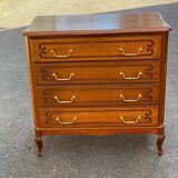 Louis XV chest of drawers in solid wood