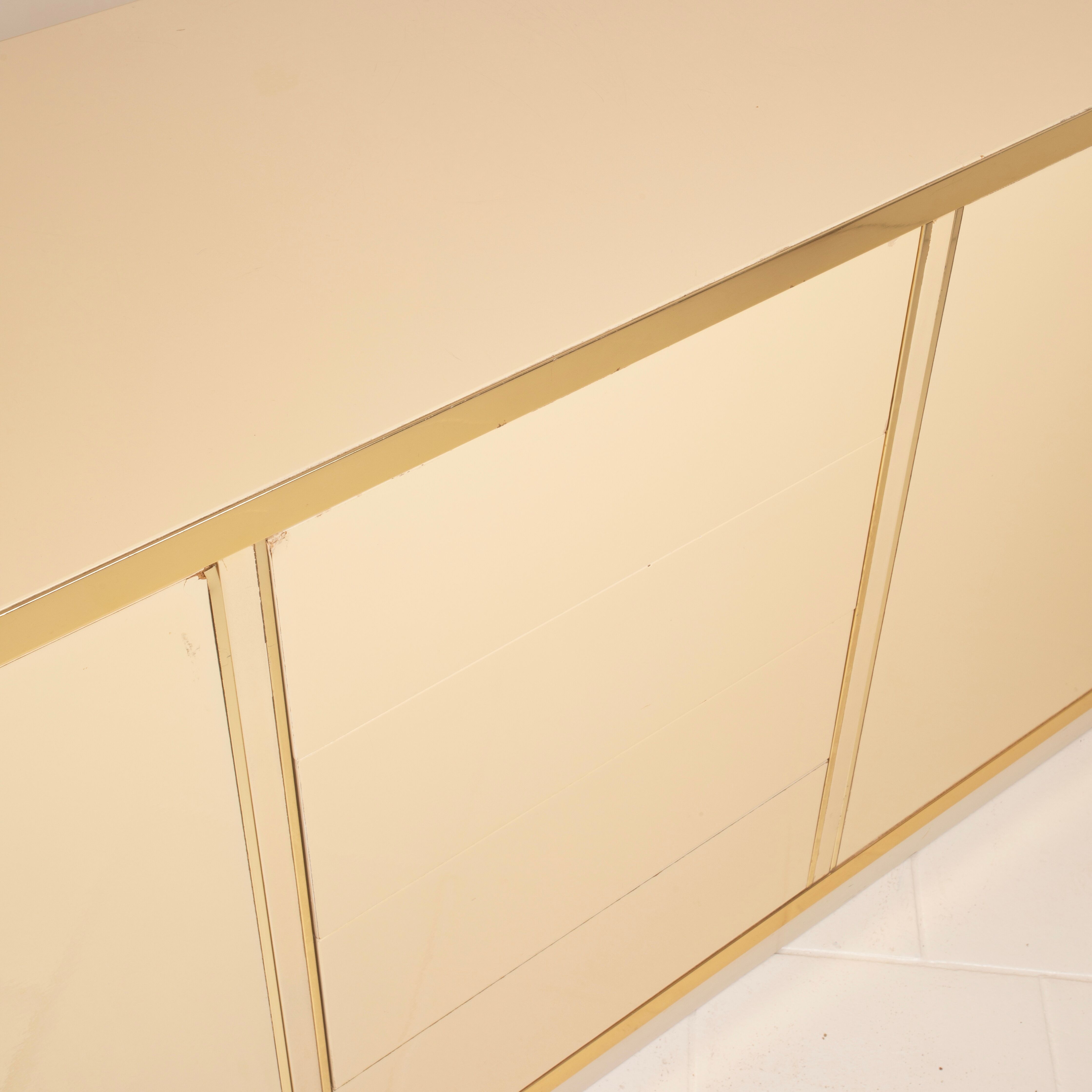 Willy Rizzo Hollywood Regency Sideboard for Mario Sabot 1970