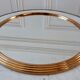 Mirror top in gilded brass 50s-60s