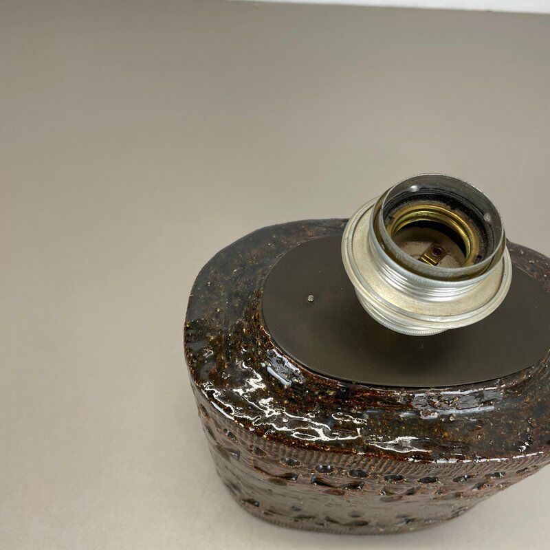 Large ceramic table lamp by Bitossi, 1970s