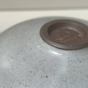 Bowl / ceramic pocket tray, glazed and signed, Brittany 1970