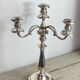 Silver-plated metal chandelier with 4 lights, Christofle
