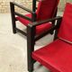 paire de fauteuils safari en chêne, 1950