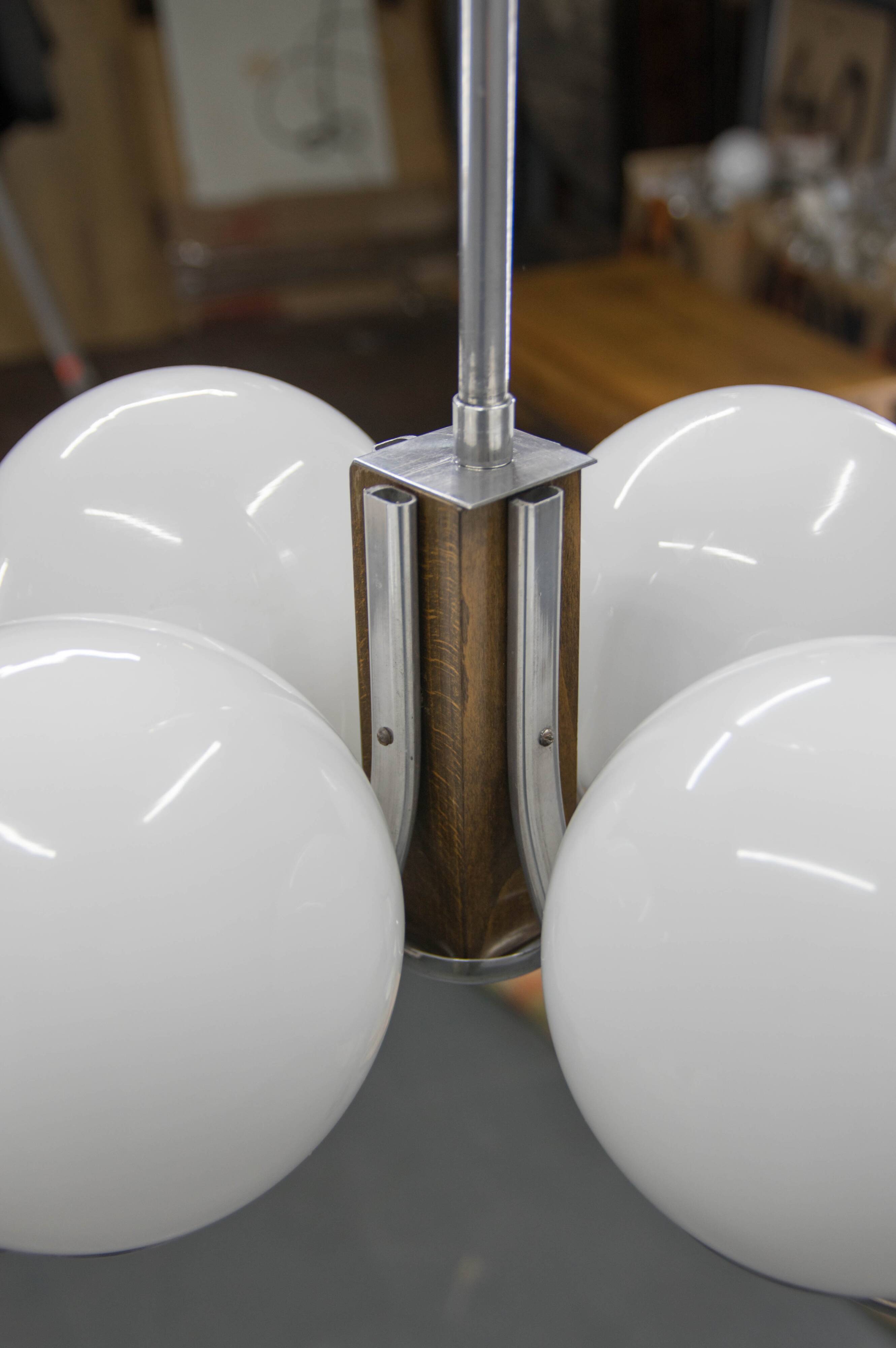 Functionalist / Bauhaus Chandelier, 1930s